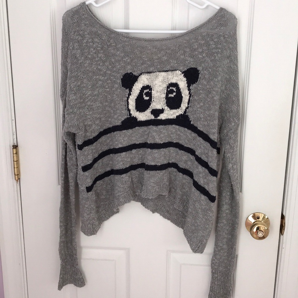 Cute Hollister Panda Sweater
